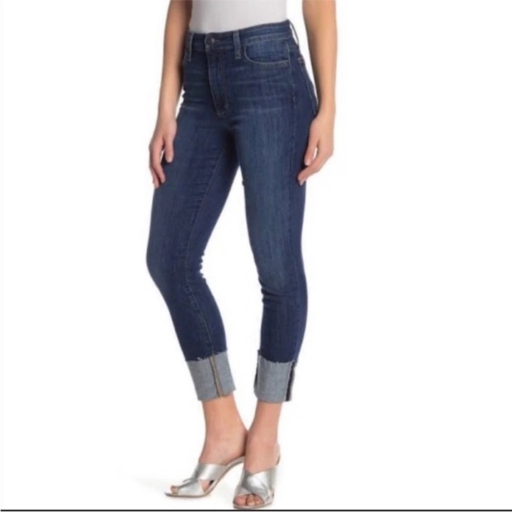 JOE’S JEANS “The Charlie” High Rise Cropped Cuff Denim Jean Size 26